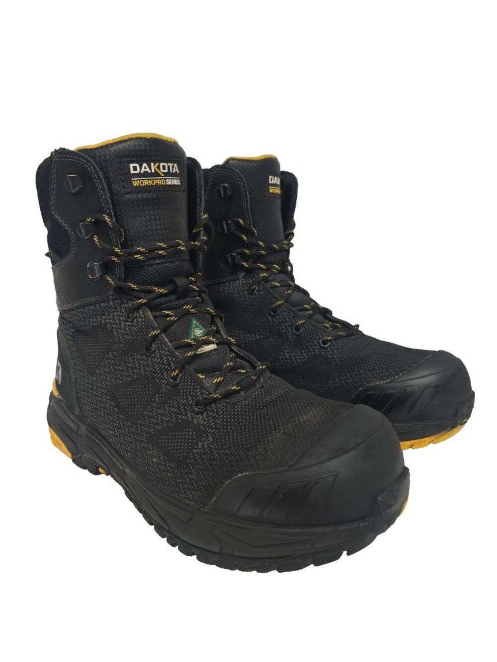 Dakota Men's 8200 Enduralite 8" Composite Toe Waterproof Work Boot Black 11M
